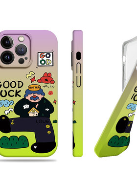 苹果17promax插画大叔女孩菲林情侣手机壳适用苹果华为VIVOS19PRONOVA14PRO荣耀X70IIQOOZ10TURBOVIVOY78PLUS