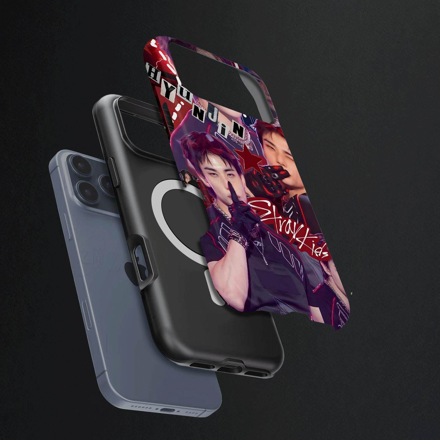 黄铉辰拼贴图硬壳磨砂磁吸手机壳适用苹果iphone17promax华为FINDX8PROFINDX8至尊VIVOX200PROMINI荣耀500pro