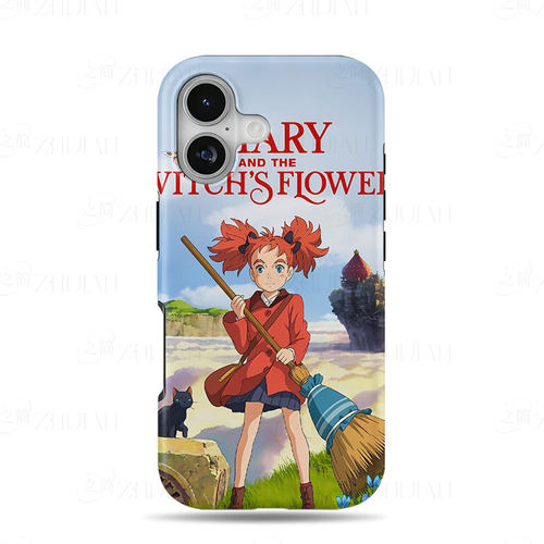 玛丽魔女之花磨砂磁吸手机壳大孔亮面硬壳适用苹果iphone18promax华为PURAXVIEW华为P60PROOPPORENO6PRO