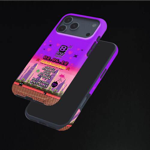 8BIT像素硬壳磨砂磁吸手机壳适用苹果iphone17promax华为荣耀MAGIC8PRO荣耀500proP60promate80pro