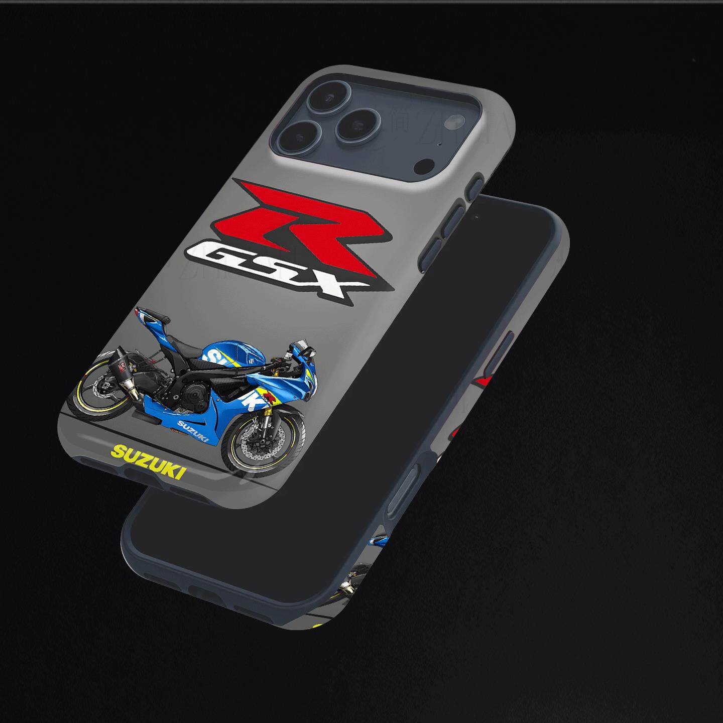 铃木GSXR750硬壳磨砂磁吸手机壳适用苹果iphone17promax华为P60pro荣耀MAGIC7PRO小米14pro小米15PRO