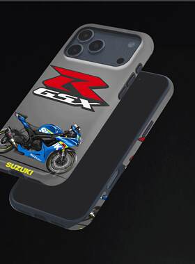 铃木GSXR750硬壳磨砂磁吸手机壳适用苹果iphone17promax华为P60pro荣耀MAGIC7PRO小米14pro小米15PRO
