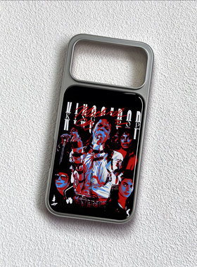 迈克尔杰克逊手机壳大孔电镀黑框碳纤维二合一玻璃适用苹果17promax华为小米17PROMAXPURA80ULTRAPURA70ULTRA