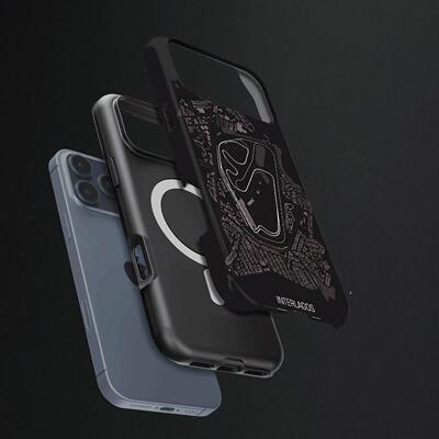 英特拉格斯赛道硬壳磨砂磁吸手机壳适用苹果iphone17promax华为三星S25ULTRA小米17PROMAXMATE60PRO荣耀400PR