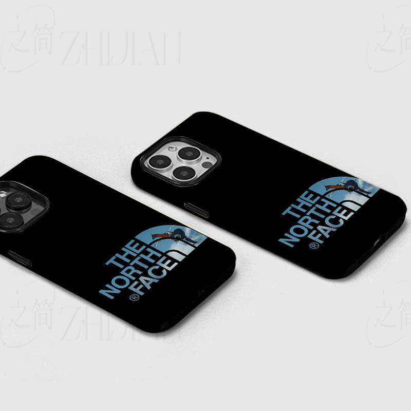 北面滑雪磨砂磁吸手机壳大孔亮面硬壳适用苹果iphone18promax华为PURAXVIEW华为NOVA8PROOPPORENO15C