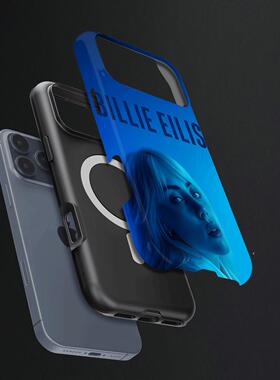 碧梨蓝色硬壳磨砂磁吸手机壳适用苹果iphone17promax华为OPPOFINDX9PRO小米14pro荣耀MAGIC7PRO三星S25ULTRA