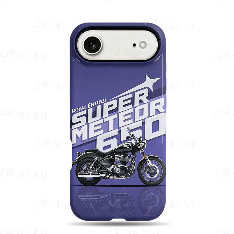 皇家650摩托磨砂磁吸手机壳大孔亮面硬壳适用苹果iphone18promax华为PURAXVIEW华为NOVA7PROOPPORENO15C