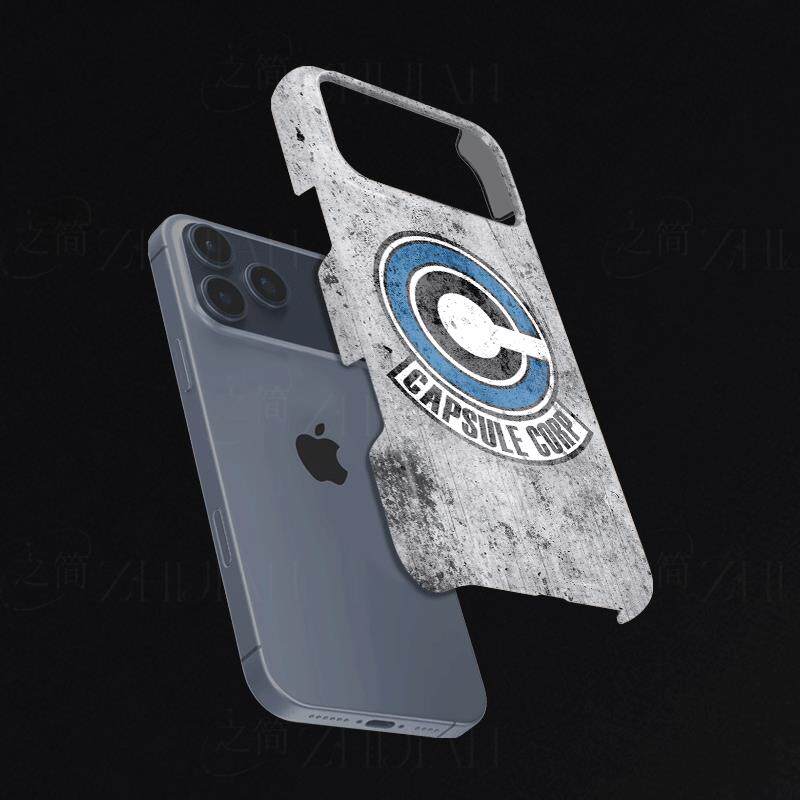 胶囊公司徽章磨砂磁吸手机壳大孔亮面硬壳适用苹果iphone18promax华为PURAXVIEWOPPORENO13PRO荣耀MAGIC8PRO