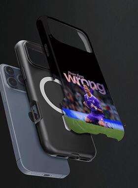 C罗皇马庆祝硬壳磨砂磁吸手机壳适用苹果iphone17promax华为VIVOX200至尊三星S25ULTRAmate80pro荣耀MAGIC8PR
