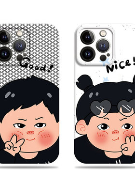 苹果17promax比耶胖胖男女菲林情侣手机壳适用苹果华为红米K80PROVIVOY76S小米17promax荣耀GTPROIQOOZ10TURB