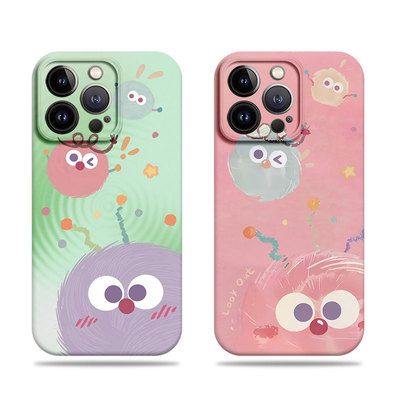 苹果17promax三只煤球菲林情侣手机壳适用苹果华为MATE70PRO+OPPOA6PROOPPORENO13PROVIVOY76SMATE50PRO