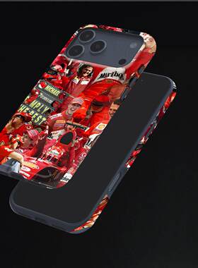 舒马赫法拉利硬壳磨砂磁吸手机壳适用苹果iphone17promax华为小米15PROMATE60PRO荣耀MAGIC8PROP80ULTRA