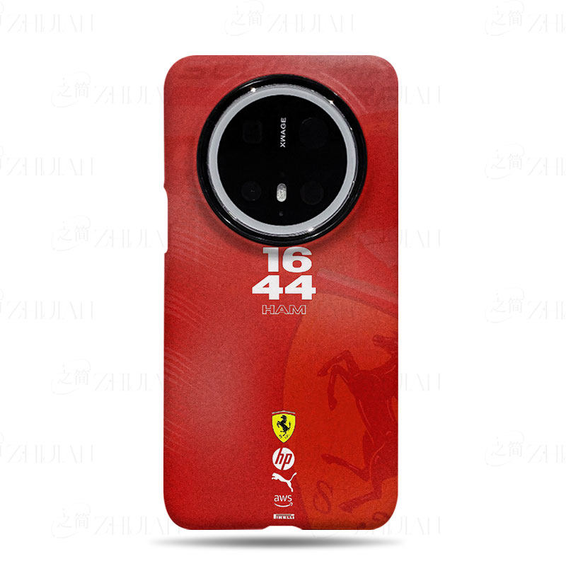 法拉利赛车图磨砂磁吸手机壳大孔亮面硬壳适用苹果iphone18promax华为PURAXVIEWVIVOX300S荣耀70PRO