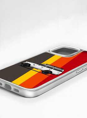 白色越野汽车手机壳大孔电镀黑框碳纤纹二合一磁吸适用苹果17promax华为PURA80ULTRAPURA80PROPLUS小米17PROM