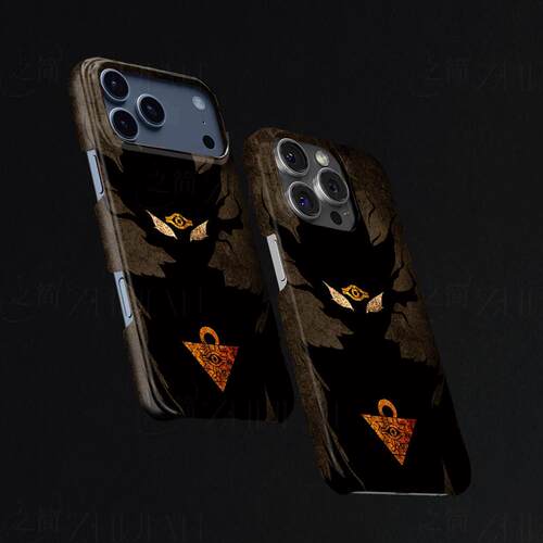 游戏王暗剪影磨砂磁吸手机壳大孔亮面硬壳适用苹果iphone18promax华为PURAXVIEW小米13PRO1加ACE2PRO