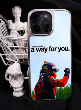 赛车手握拳手机壳大孔电镀黑框碳纤维二合一玻璃适用苹果17promax华为MATE70PROPLUS小米14PROPURA80ULTRA