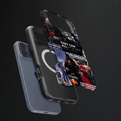 红牛维斯塔潘硬壳磨砂磁吸手机壳适用苹果iphone17promax华为P80PROVIVOX300PRO三星S25ULTRA荣耀MAGIC8PRO