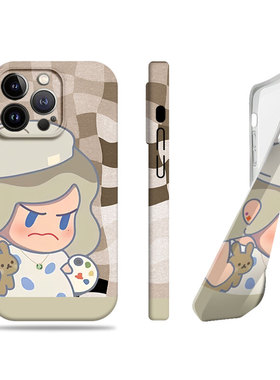 苹果17promax怒宝萌宠菲林情侣手机壳适用苹果华为荣耀X70IMATE50PROVIVOS19PRO小米13PRO12/13/14/15新款