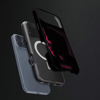 威肯Starboy硬壳磨砂磁吸手机壳适用苹果iphone17promax华为P80ULTRA荣耀400PROmate80proVIVOX200S