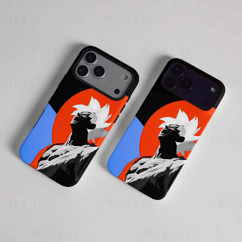 龙珠悟空磨砂磁吸手机壳大孔亮面硬壳适用苹果iphone18promax华为PURAXVIEW华为畅享90PROMAXVIVOX60PRO