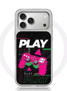 游戏手柄PLAY手机壳大孔电镀黑框碳纤纹二合一磁吸适用苹果17promax华为PURA80ULTRAPURA70ULTRAMATE60PROPLU