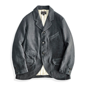 休闲西服外套圆摆高级感怀旧绅士西装 年复古版 非rrl 元 西里布美式