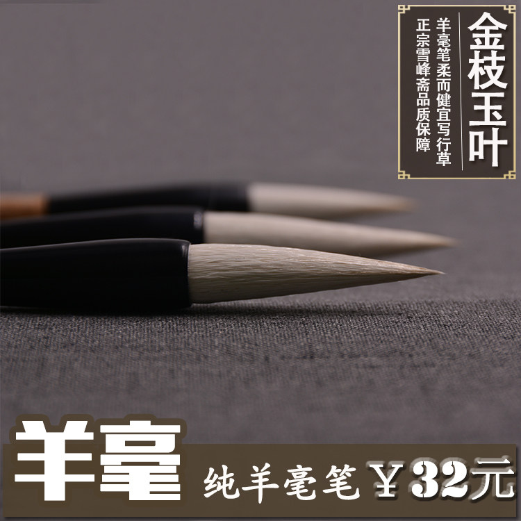 雪峰斋金枝玉叶小楷隶行书毛笔学生初学入门练字书法国画楷书新品