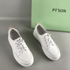 小白鞋 34.39码 撤柜捡漏春平底牛皮百搭板鞋 时尚 SON百田森女鞋