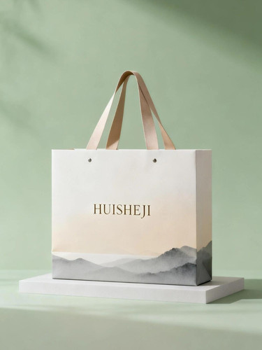 无腰线纸袋免费设计打样印刷包装Paper bag design printing