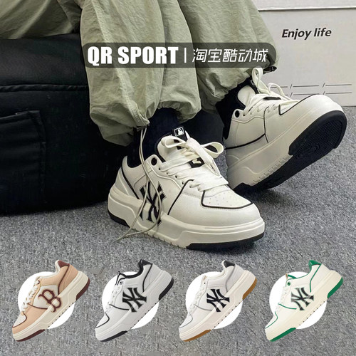 MLB学长鞋男女系带老爹鞋