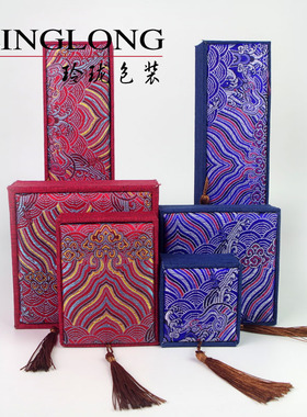 复古木盒流苏项链盒首饰盒礼品盒
