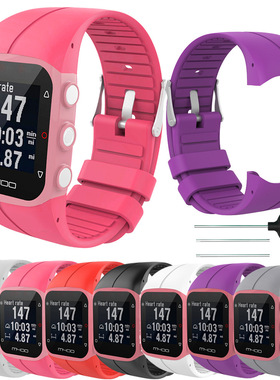 适用博能Polar M400/M430手表表带时尚运动多色系可替换硅胶腕带
