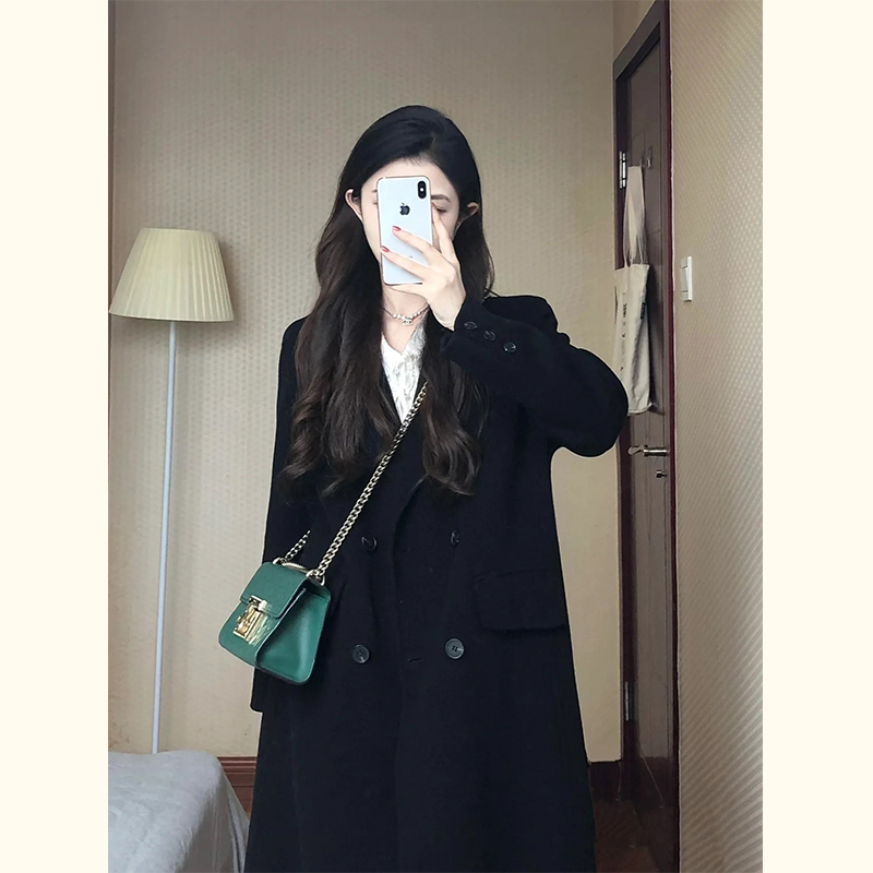 小个子宽松显瘦毛呢外套今年流行