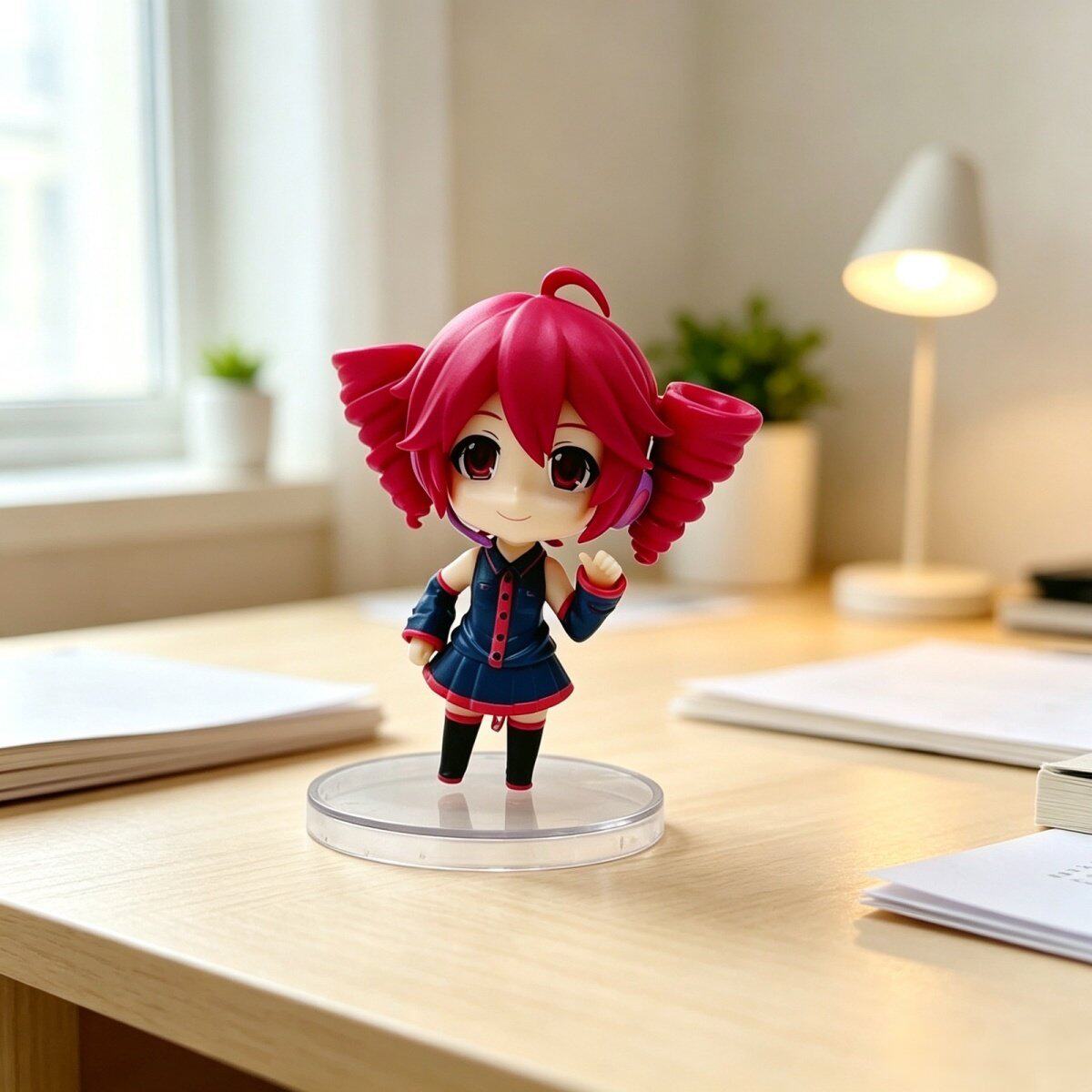 Q版重音  虚拟歌姬手办美少女摆件二次元迷你公仔机箱模型图片