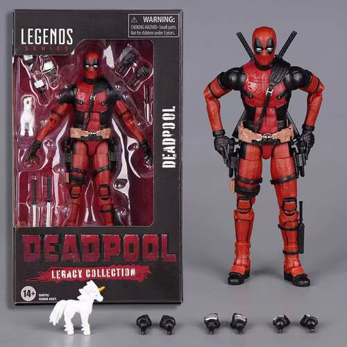 独角SHF兽死侍3 漫威山口式死侍关节可动X战警手办模型Deadpool