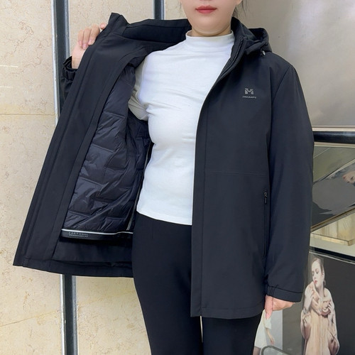 男士短款皮草派克服羽绒加皮草