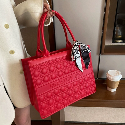 Красные свадебные туфли, вместительная и большая дизайнерская сумка для невесты, 2021 года, тренд сезона