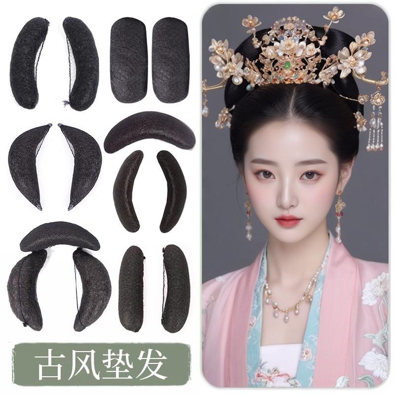 苏州原创古装垫发包多款牛角大唐明代宋代汉代万用仙女小儿童假发