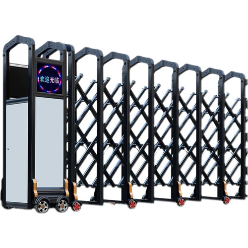 铝合金电动伸缩门安全庭院
