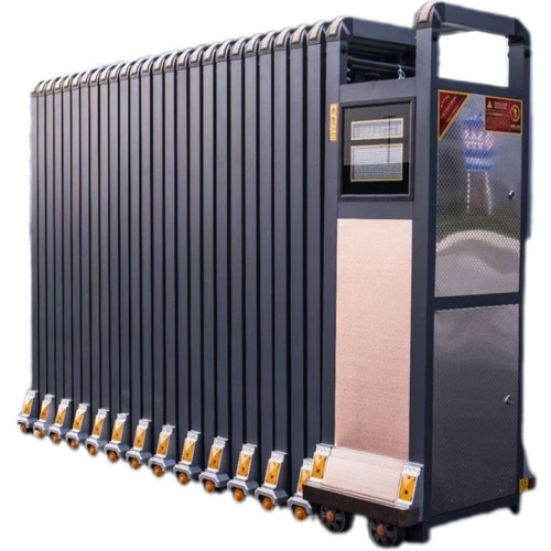 铝合金电动无轨伸缩门学校工地