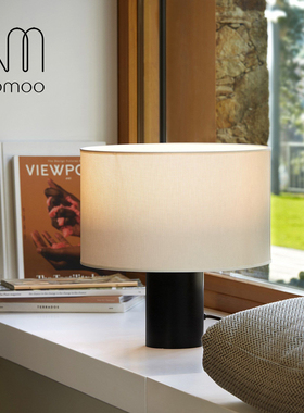 CYLS-Table-lamp-Estiluz北欧简约棉布台灯意式书房卧室床头桌灯