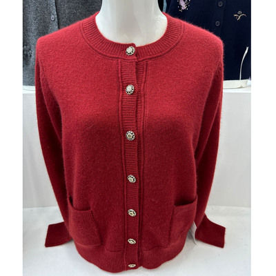 妈妈开衫毛衣冬季羊毛衫羊绒外套