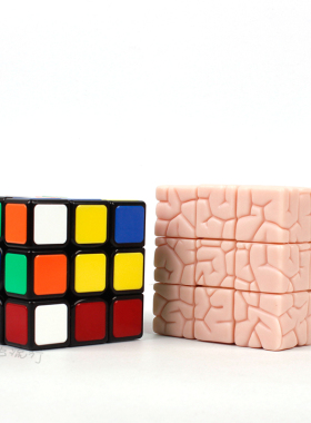 大脑魔方THE BRAIN CUBE不可能复原的3阶异形高难度益智玩具送礼
