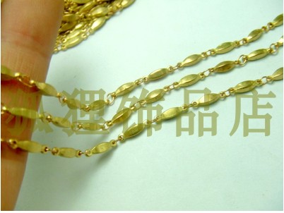 0204 韩国手工铜链条 适合做包包链,手链项链DIY配件100米