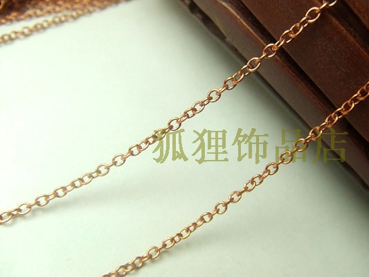 CP250S 铜包铁链条 DIY饰品配件细链尾链延长链 韩国链条