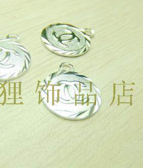 纯铜白金项链吊坠