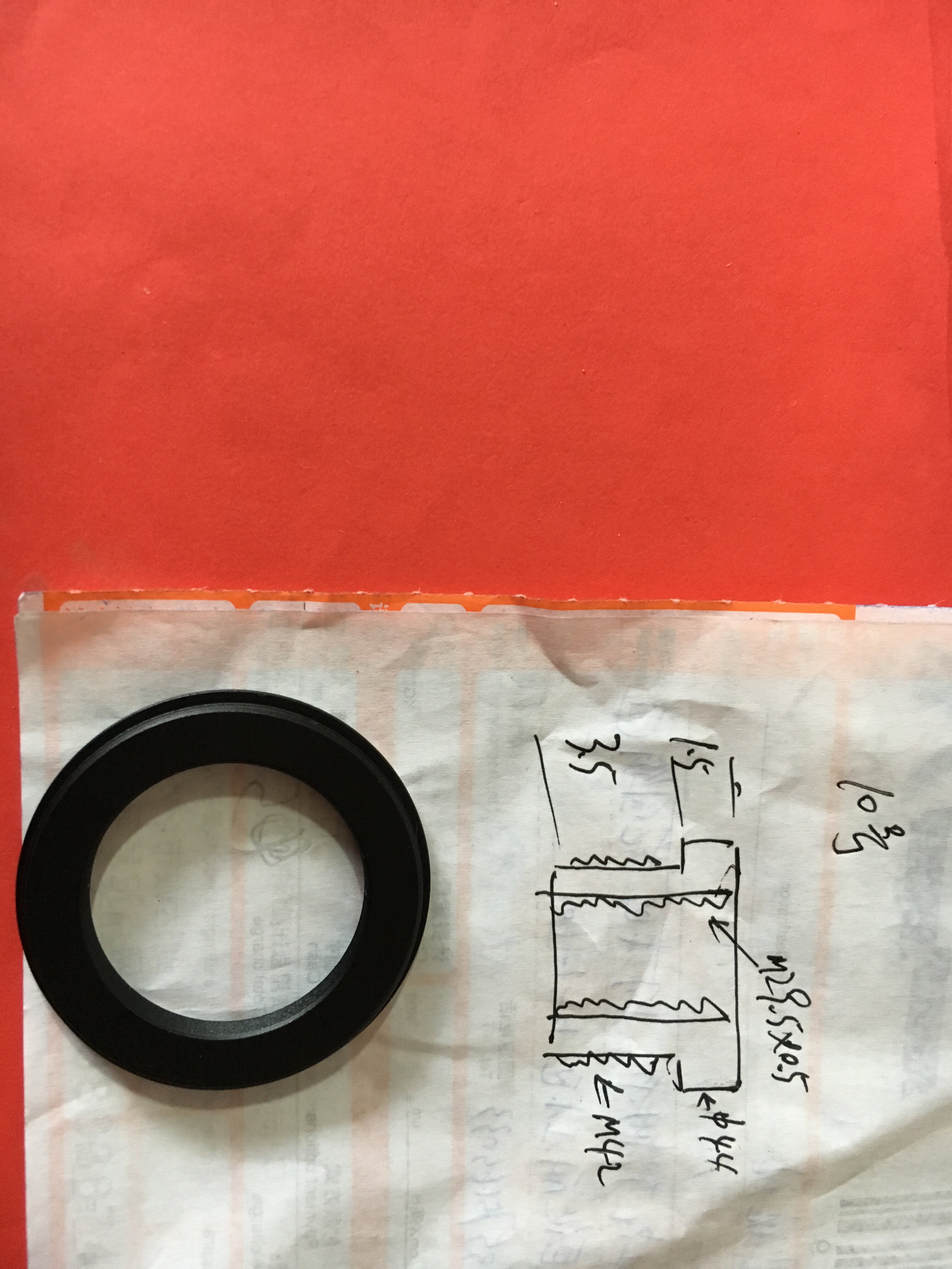 10号 法29.5-42 JUPITER 135/4 拆离对焦部分后镜组接口东蔡俄镜