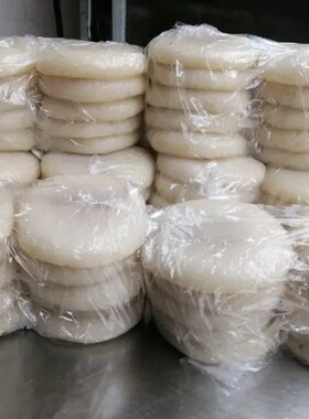 广东怀集农家手工白糍 纯糯米糍粑花生味馅 传统手工煎蒸速食特产