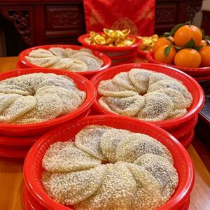【潮汕软粿】传统软饼月饼中秋芋泥芝麻老式传统软粿一盘8个装