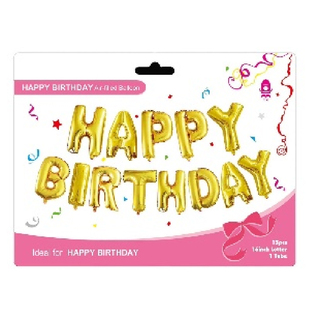 英文生日气膜球Birthday theme balloon